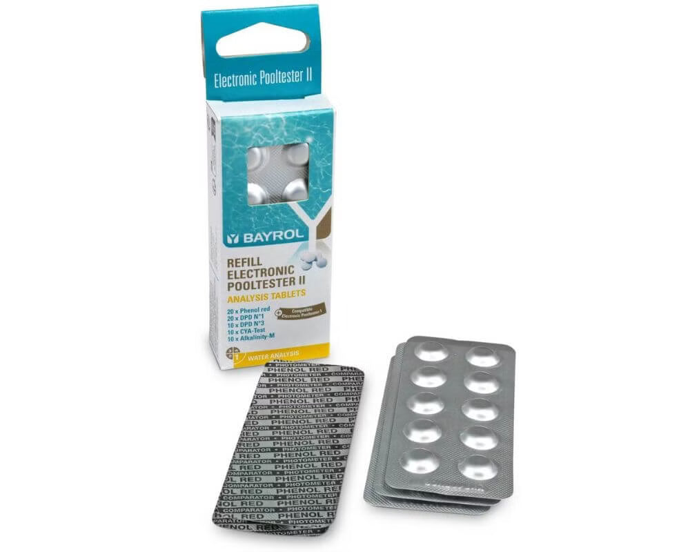Nachfüllpack (70 Tabletten) für elektronischen Pooltester II