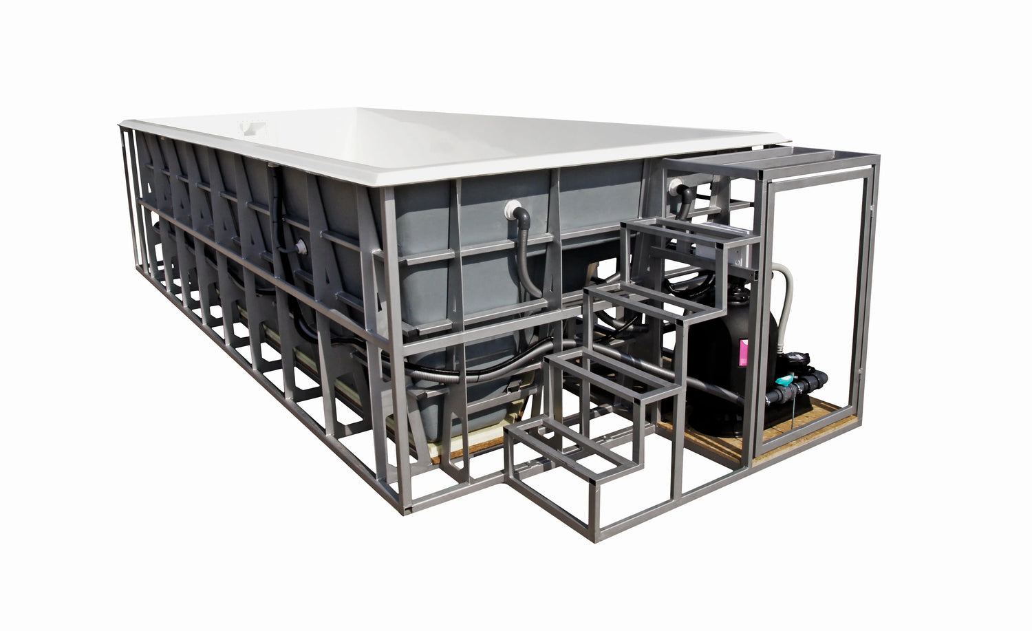 Freistehender GFK Pool Aurora